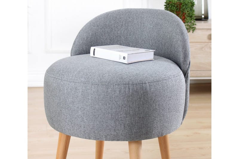 Philippi Sittpuff 42 cm - Grå - Möbler - Vardagsrum - Stolar & sittmöbler - Sittpuff