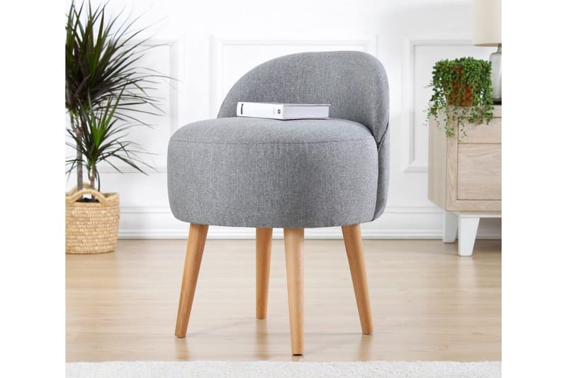 Philippi Sittpuff 42 cm - Grå - Möbler - Vardagsrum - Stolar & sittmöbler - Sittpuff