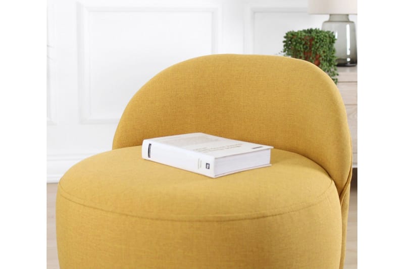 Philippi Sittpuff 42 cm - Gul - Möbler - Vardagsrum - Stolar & sittmöbler - Sittpuff