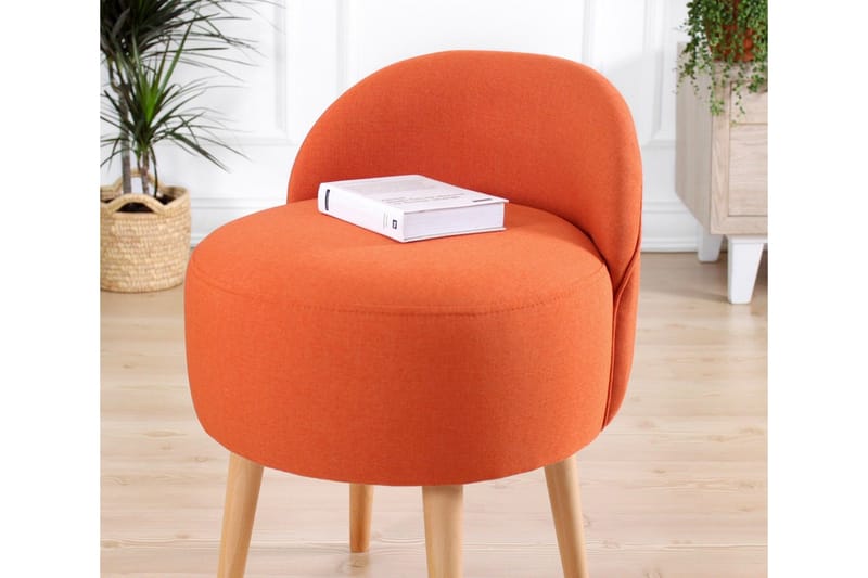 Philippi Sittpuff 42 cm - Orange - Möbler - Vardagsrum - Stolar & sittmöbler - Sittpuff
