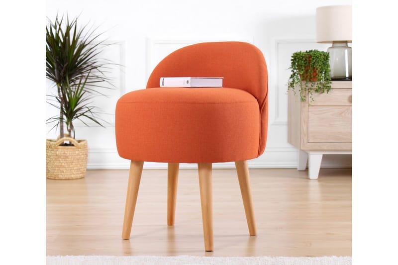 Philippi Sittpuff 42 cm - Orange - Möbler - Vardagsrum - Stolar & sittmöbler - Sittpuff