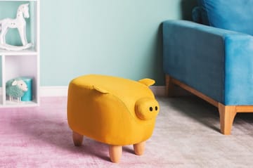 Piggy Sittpuff 50 cm - Gul - Möbler - Vardagsrum - Stolar & sittmöbler - Sittpuff