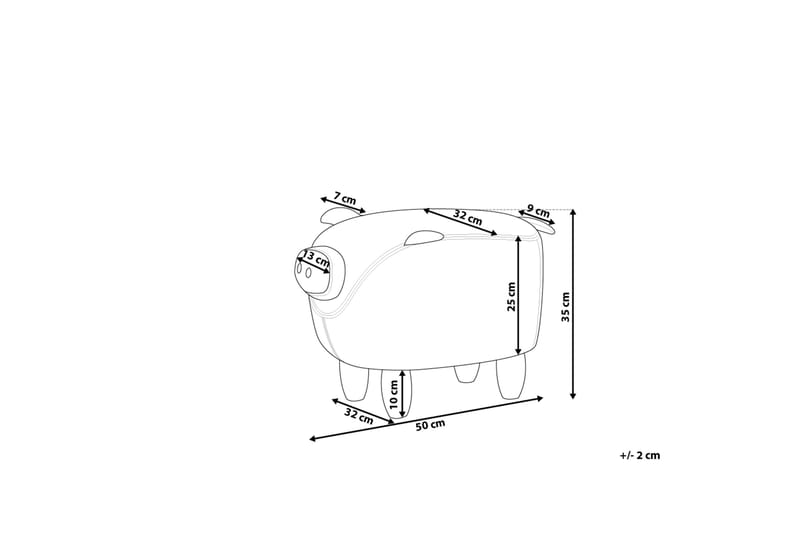 PIGGY Sittpuff 50 cm - Sittpuff