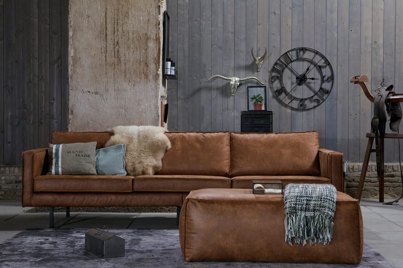 RAFAELE Sittpuff Brun - Möbler - Vardagsrum - Stolar & sittmöbler - Sittpuff