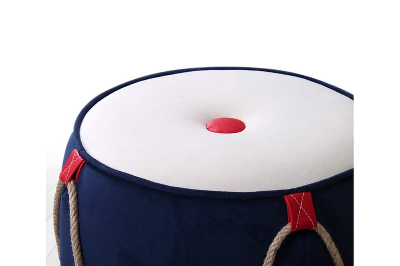 Redlands Sittpuff 42 cm - Blå - Möbler - Vardagsrum - Stolar & sittmöbler - Sittpuff