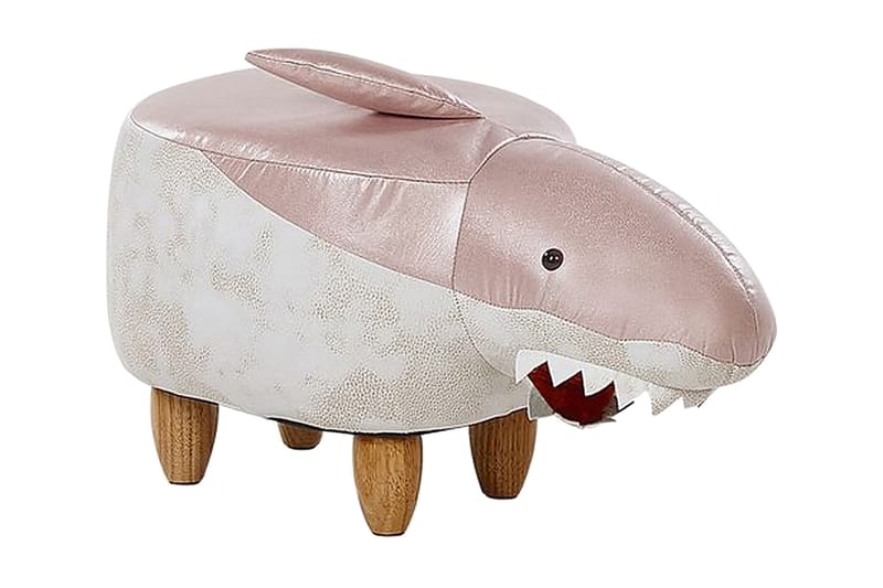 REQUIN Sittpuff Rosa/Vit - Sittpuff