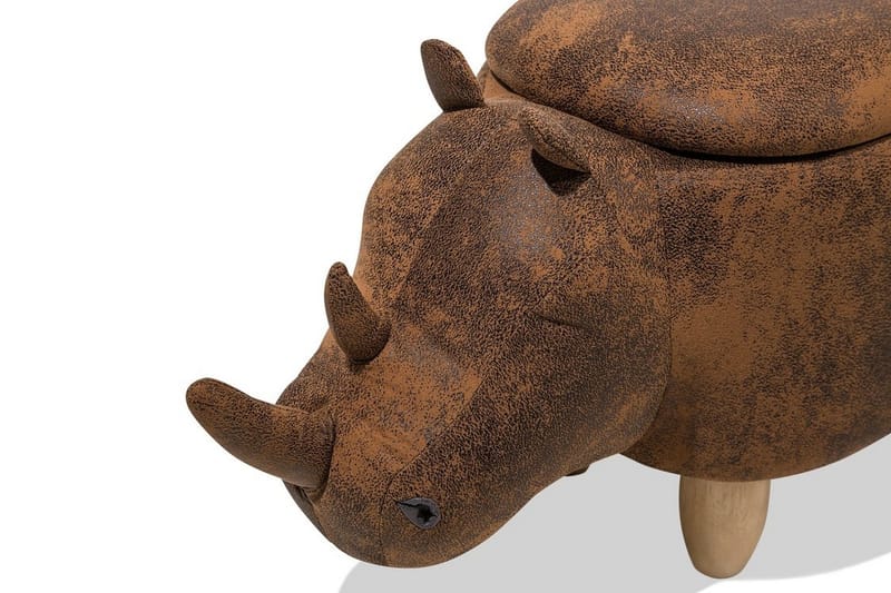 Rhino Sittpuff 60 cm - Brun - Möbler - Vardagsrum - Stolar & sittmöbler - Sittpuff