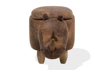 Rhino Sittpuff 60 cm - Brun - Möbler - Vardagsrum - Stolar & sittmöbler - Sittpuff