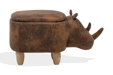 Rhino Sittpuff 60 cm - Brun - Möbler - Vardagsrum - Stolar & sittmöbler - Sittpuff
