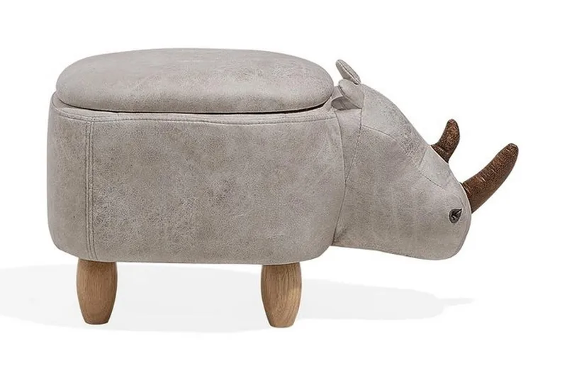 Rhino Sittpuff 60 cm - Grå - Möbler - Vardagsrum - Stolar & sittmöbler - Sittpuff