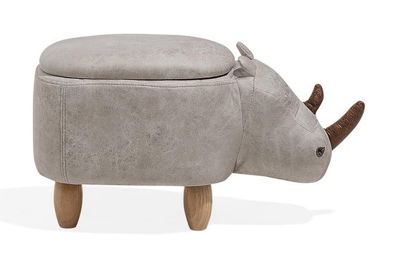 Rhino Sittpuff 60 cm - Grå - Möbler - Vardagsrum - Stolar & sittmöbler - Sittpuff