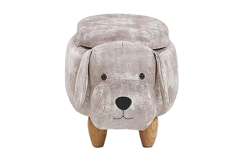 SABAKA Sittpuff med Förvaring Beige - Möbler - Vardagsrum - Stolar & sittmöbler - Sittpuff