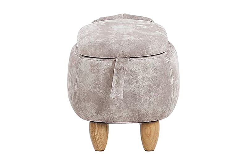 SABAKA Sittpuff med Förvaring Beige - Möbler - Vardagsrum - Stolar & sittmöbler - Sittpuff