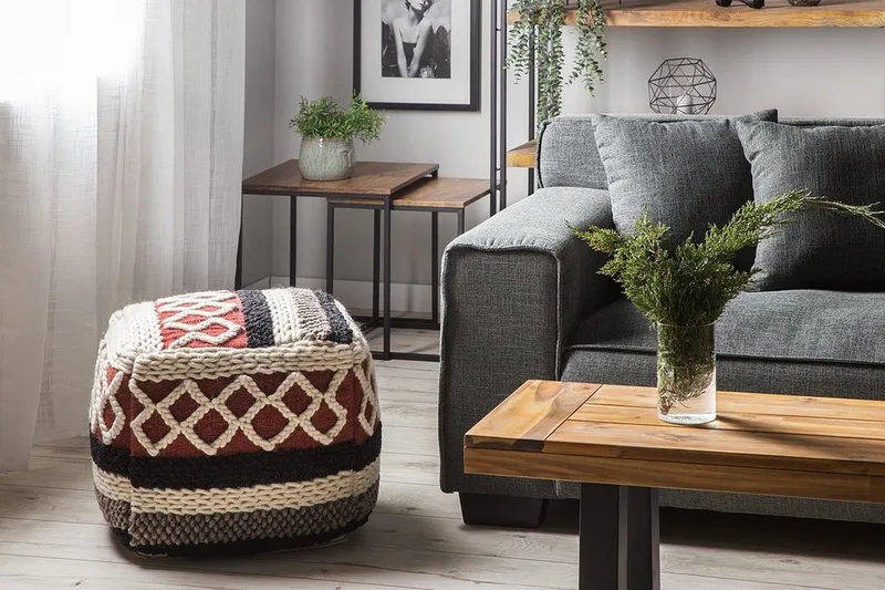 Sagar Sittpuff 48 cm - Flerfärgad - Möbler - Vardagsrum - Stolar & sittmöbler - Sittpuff