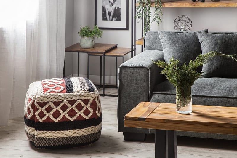 Sagar Sittpuff 48 cm - Flerfärgad - Möbler - Vardagsrum - Stolar & sittmöbler - Sittpuff