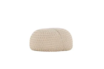 Sam Sittpuff - Beige - Möbler - Vardagsrum - Stolar & sittmöbler - Sittpuff