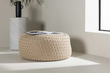 Sam Sittpuff - Beige - Möbler - Vardagsrum - Stolar & sittmöbler - Sittpuff