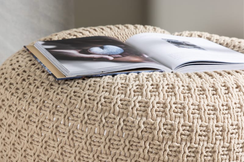 Sam Sittpuff - Beige - Möbler - Vardagsrum - Stolar & sittmöbler - Sittpuff