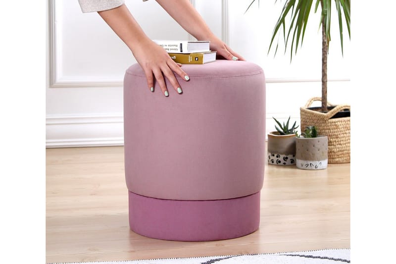 Samwille Sittpuff 38 cm Rosa - Möbler - Vardagsrum - Stolar & sittmöbler - Sittpuff