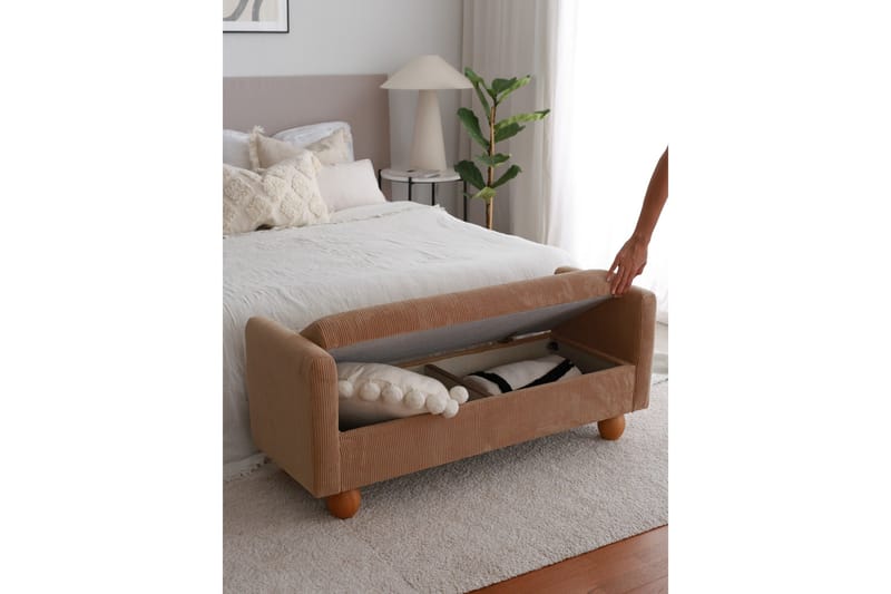 Sandikli Sittpuff 115 cm - Camel - Möbler - Vardagsrum - Stolar & sittmöbler - Sittpuff