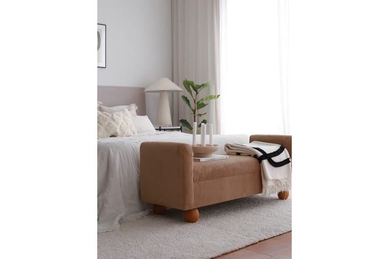 Sandikli Sittpuff 115 cm - Camel - Möbler - Vardagsrum - Stolar & sittmöbler - Sittpuff