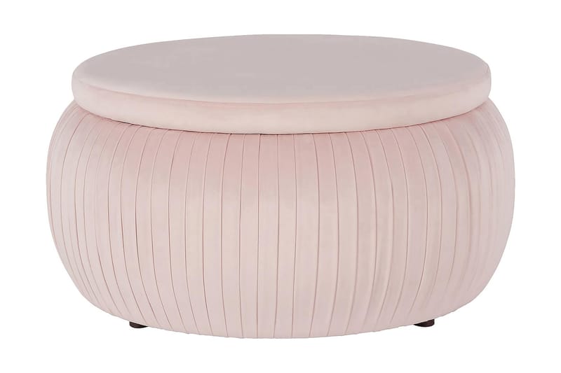 SAPPHIRE Sittpuff Rosa - Sittmöbler med förvaring - Sittpuff