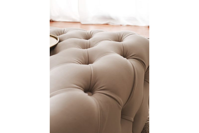 Seban Sittpuff 80 cm - Cream - Möbler - Vardagsrum - Stolar & sittmöbler - Sittpuff