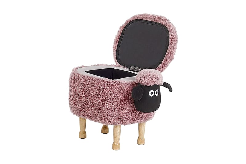 Sheep Sittpuff med Förvaring - Rosa - Möbler - Vardagsrum - Stolar & sittmöbler - Sittpuff