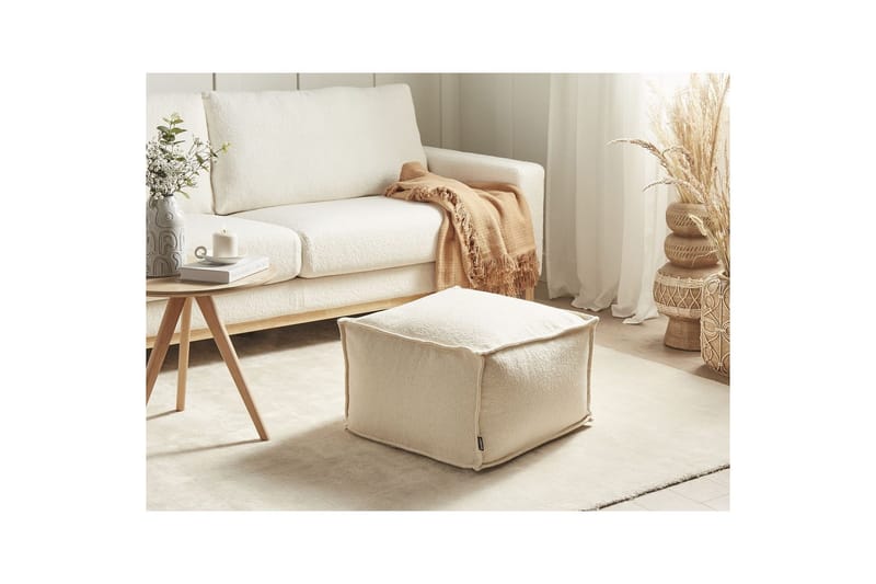 Sittpuff Sherali Beige - Beige - Möbler - Vardagsrum - Stolar & sittmöbler - Sittpuff