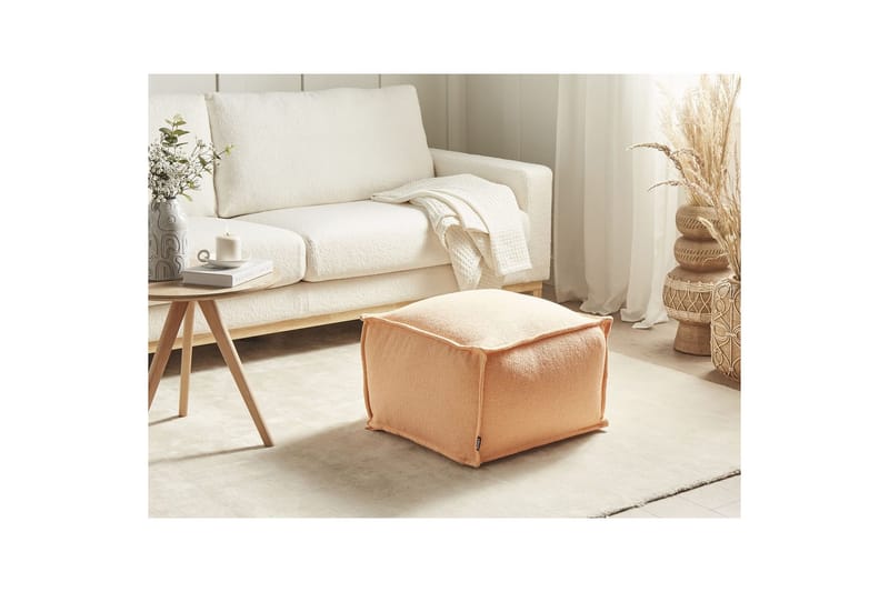 Sittpuff Sherali Orange - Orange - Möbler - Vardagsrum - Stolar & sittmöbler - Sittpuff