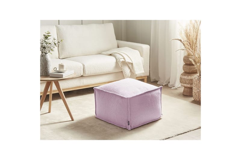 Sittpuff Sherali Rosa - Rosa - Möbler - Vardagsrum - Stolar & sittmöbler - Sittpuff