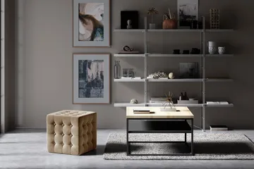 Soltau Sittpuff - Beige - Möbler - Vardagsrum - Stolar & sittmöbler - Sittpuff