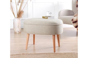 Sparks Sittpuff 63 cm - Beige - Möbler - Vardagsrum - Stolar & sittmöbler - Sittpuff