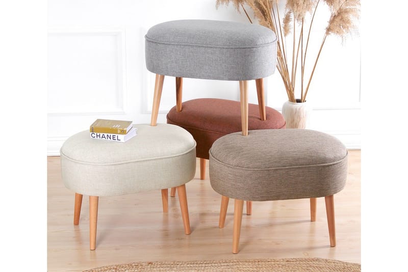 Sparks Sittpuff 63 cm - Beige - Möbler - Vardagsrum - Stolar & sittmöbler - Sittpuff