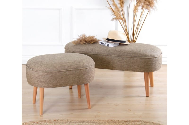 Sparks Sittpuff 63 cm - Brun - Möbler - Vardagsrum - Stolar & sittmöbler - Sittpuff