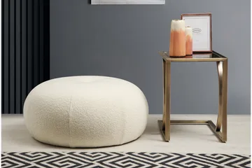 Springhill Sittpuff 55 cm - Vit - Möbler - Vardagsrum - Stolar & sittmöbler - Sittpuff