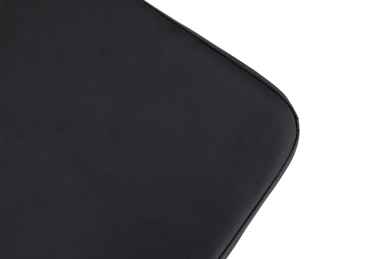 Square Pall Läder - Svart - Möbler - Vardagsrum - Stolar & sittmöbler - Sittpuff