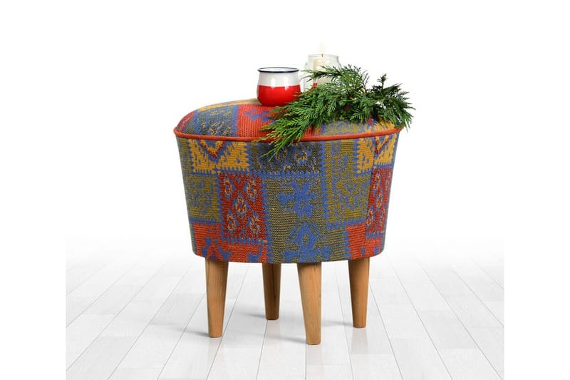 Sweetwater Sittpuff 42 cm, Röd/Blå