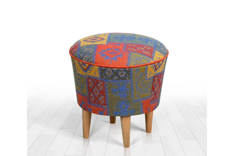 Sweetwater Sittpuff 42 cm - Röd/Blå - Möbler - Vardagsrum - Stolar & sittmöbler - Sittpuff