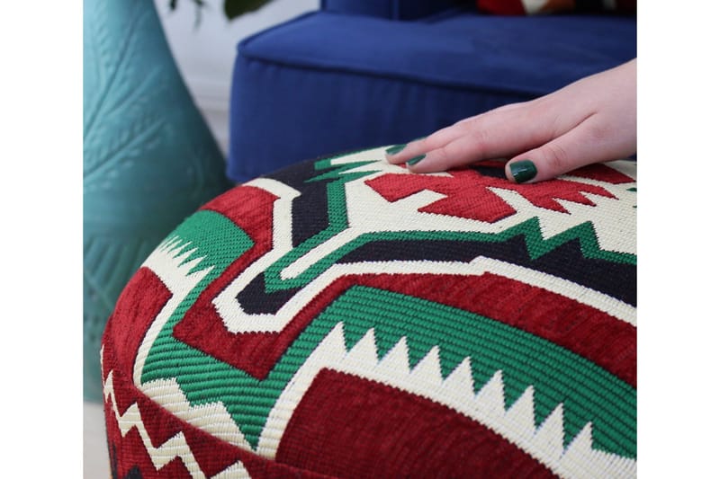 Tarrytown Sittpuff 46 cm - Flerfärgad - Möbler - Vardagsrum - Stolar & sittmöbler - Sittpuff