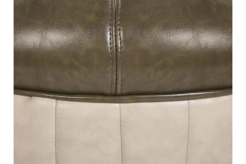 Tartaruga Sittpuff - Konstläder/Grön/Beige - Möbler - Vardagsrum - Stolar & sittmöbler - Sittpuff