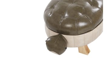 Tartaruga Sittpuff - Konstläder/Grön/Beige - Möbler - Vardagsrum - Stolar & sittmöbler - Sittpuff
