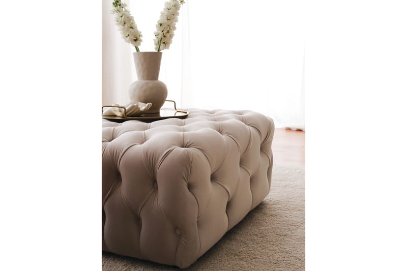 TICKER Sittpuff 80 cm Cream - Möbler - Vardagsrum - Stolar & sittmöbler - Sittpuff