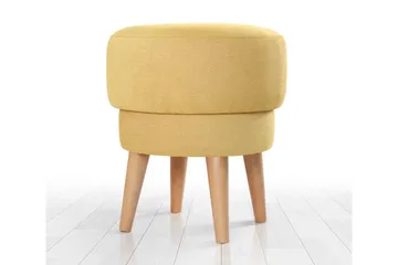Veccio Sittpuff 47 cm - Gul - Möbler - Vardagsrum - Stolar & sittmöbler - Sittpuff