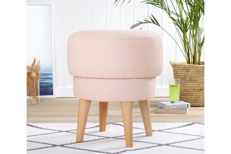 Veccio Sittpuff 47 cm Rosa - Sittpuff