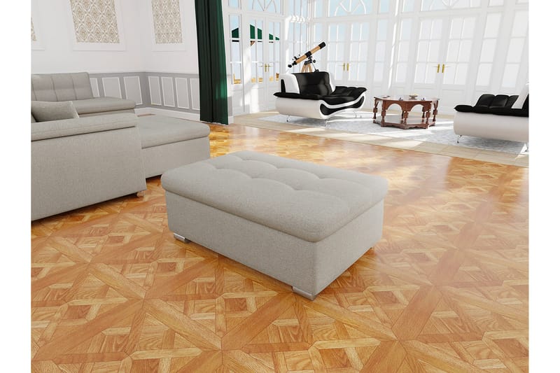 VILLOSA Sittpuff Beige - Möbler - Vardagsrum - Stolar & sittmöbler - Sittpuff