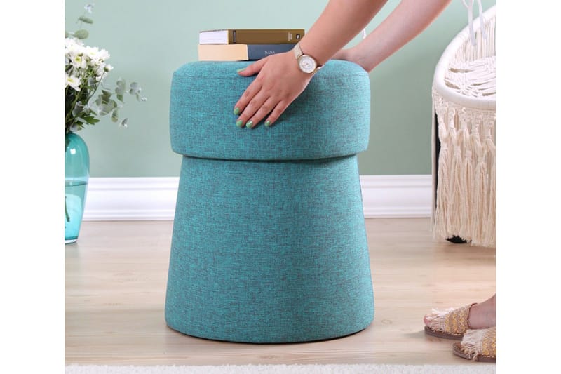 Waterford Sittpuff 40 cm - Blå - Möbler - Vardagsrum - Stolar & sittmöbler - Sittpuff