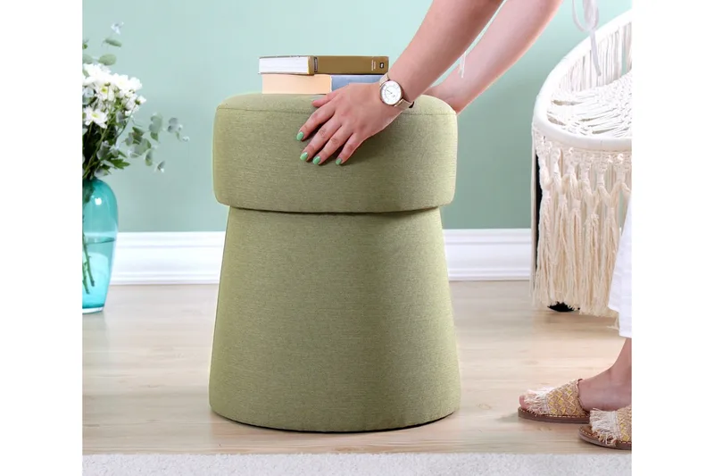 Waterford Sittpuff 40 cm - Grön - Möbler - Vardagsrum - Stolar & sittmöbler - Sittpuff