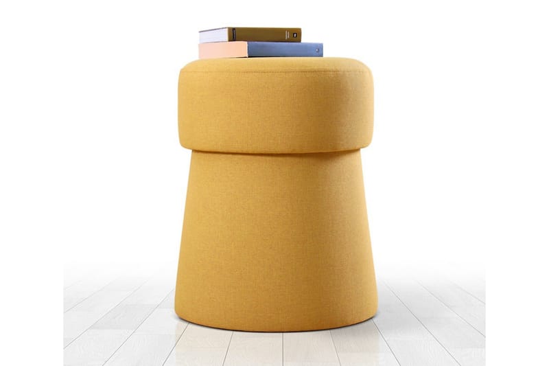 Waterford Sittpuff 40 cm - Senapsgul - Möbler - Vardagsrum - Stolar & sittmöbler - Sittpuff