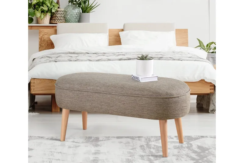 Werribee Sittpuff 100 cm - Brun - Möbler - Vardagsrum - Stolar & sittmöbler - Sittpuff